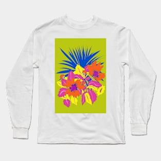 Space flowers Long Sleeve T-Shirt